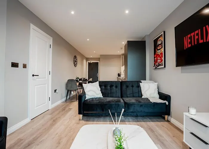 Luxury 3br - Centre - Sleeps 10 Apartamento *